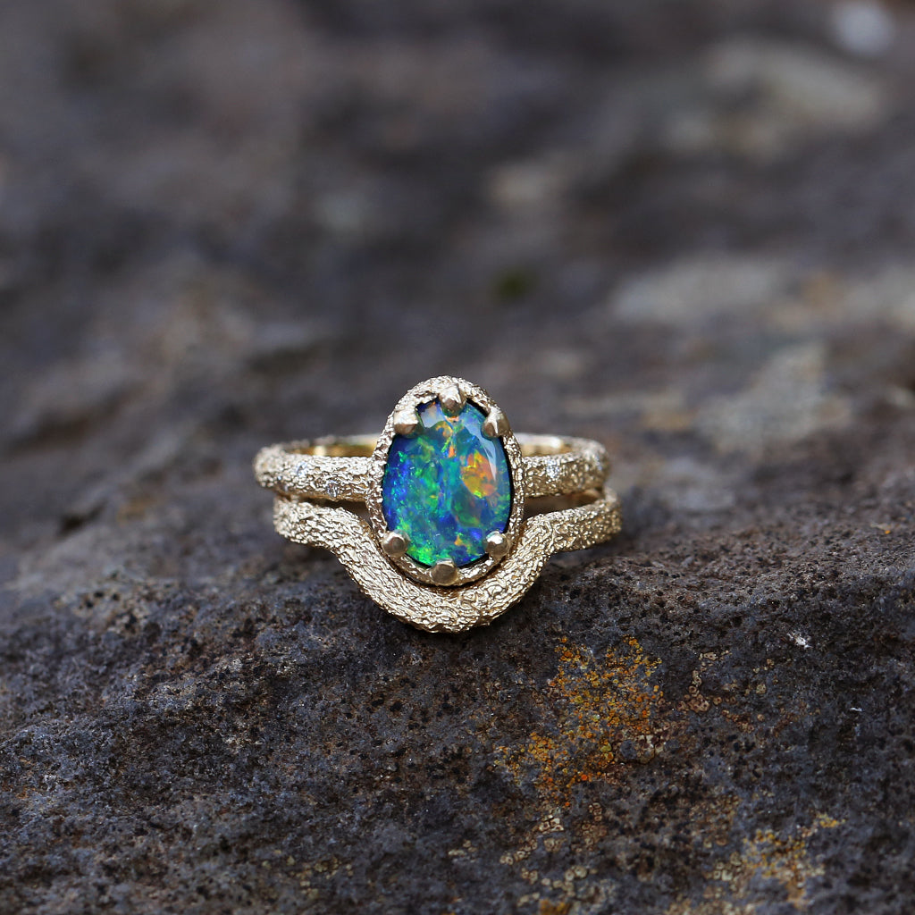 Galaxy - Natural Opal Ring