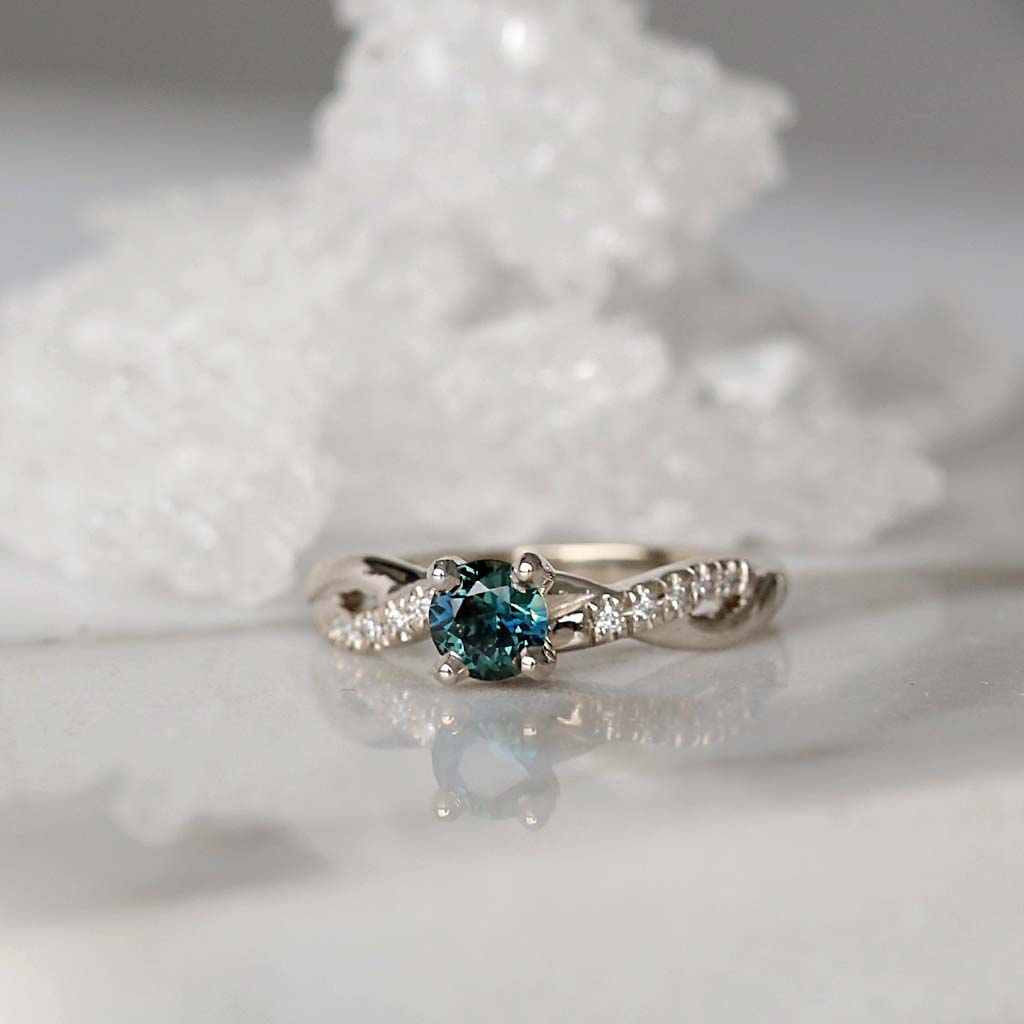 Infinity - Natural Sapphire Ring