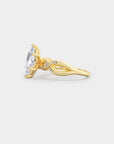 Infinity Diamond Ring - Marquise Lab Diamond