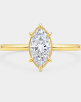 Rim Diamond Ring – Marquise Lab Diamond
