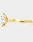 Petal Diamond Ring - Oval Lab Diamond