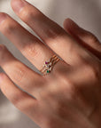 Petite Galaxy Birthstone Ring - Choose your birthstone