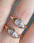 Dune - Marquise and Oval diamond ring