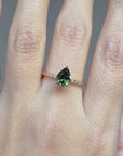 Beadline Sapphire Solitaire Ring - 1.48ct pear sapphire
