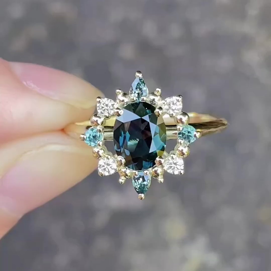 Estella - Natural Sapphire Ring
