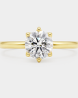 Petal Diamond Ring - Round Lab Diamond
