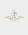 Solara Trilogy Diamond Ring - 2.03ct Pear Lab Diamond