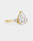 Solara Trilogy Diamond Ring - 2.03ct Pear Lab Diamond