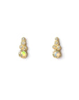 Mini Meteorolite Opal Stud - Single (14K) - James & Irisa Jewellery