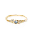 Mini Meteorolite Sapphire Ring - James & Irisa Jewellery