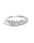 Meteorolite Opal Diamond Ring (14K) - James & Irisa Jewellery