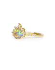 Tiara rainbow opal ring